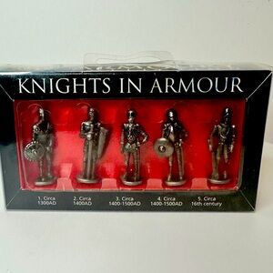WESTAIR Knights In Armour Armoury Collection Set of 5 Metal Mini Figures